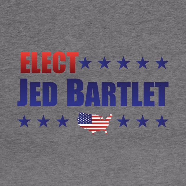 Elect Jed Bartlet for President, Stars USA by PsychicCat